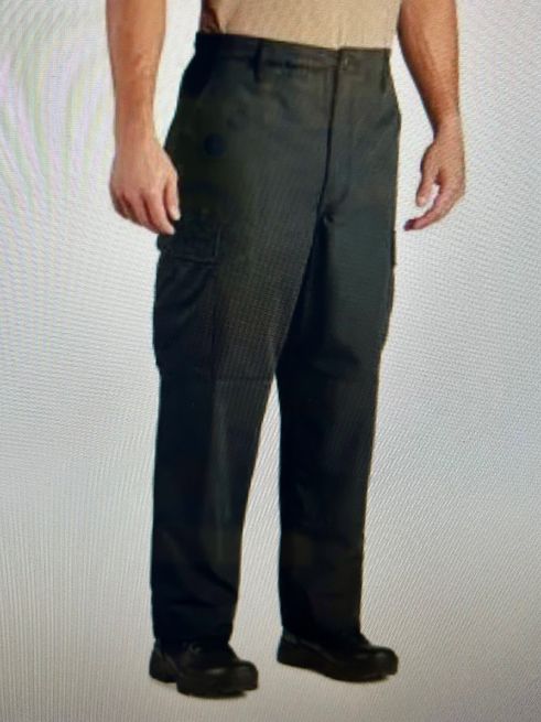 BDU Tactical Rip-stop Pant - BLACK ONLY